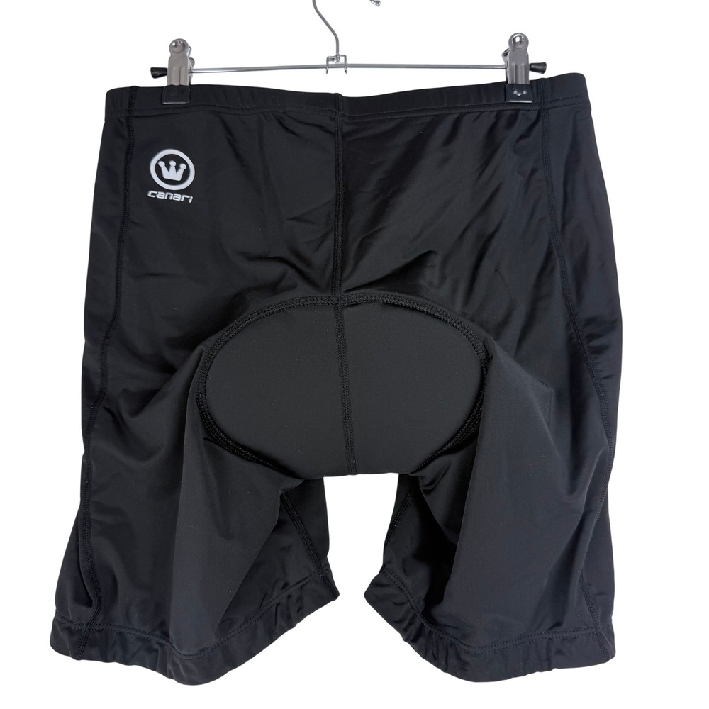 Canari Cycling Shorts Mens Large Black Padded Chamois Bike Athletic Gorpcore